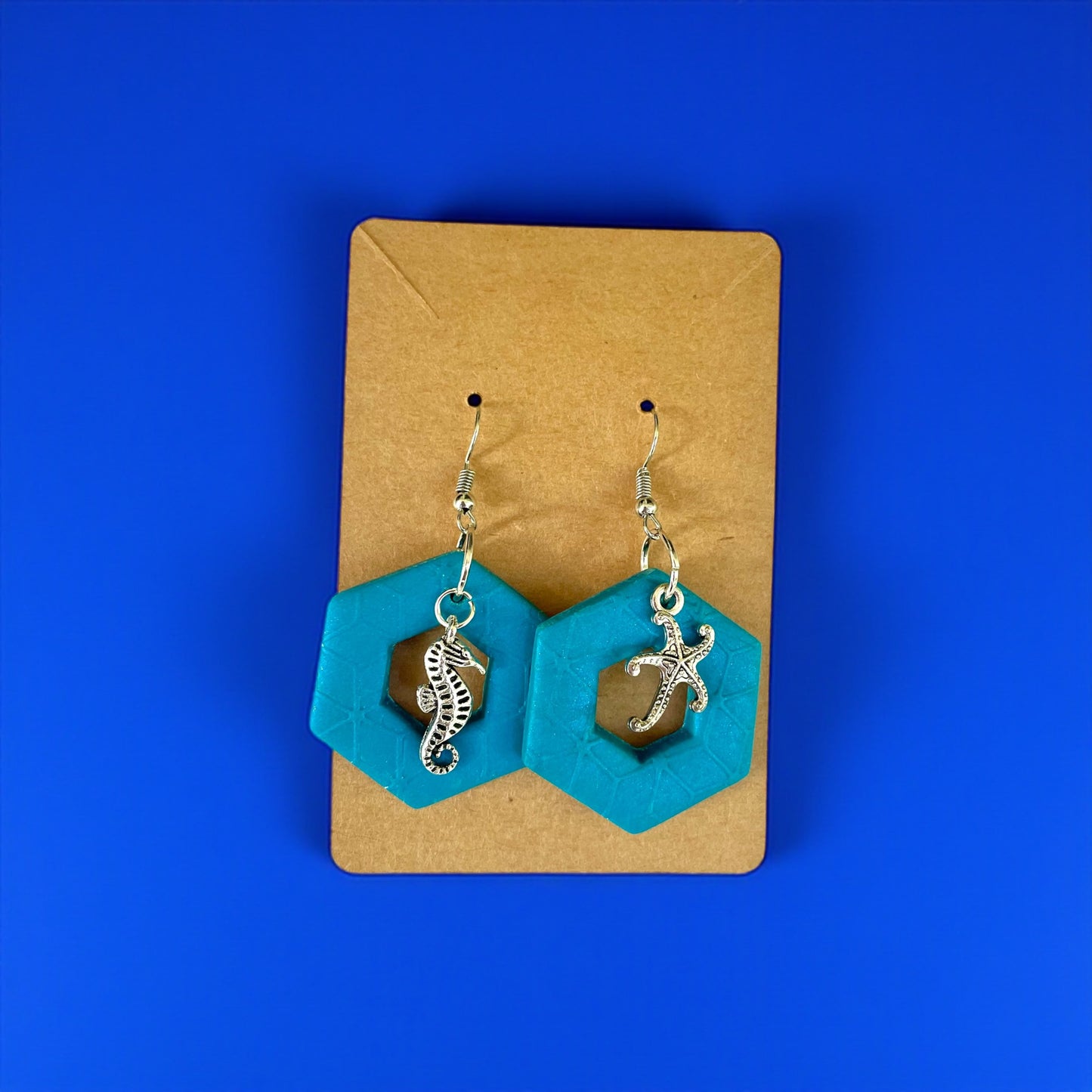 Handcrafted Clay Beach Earrings