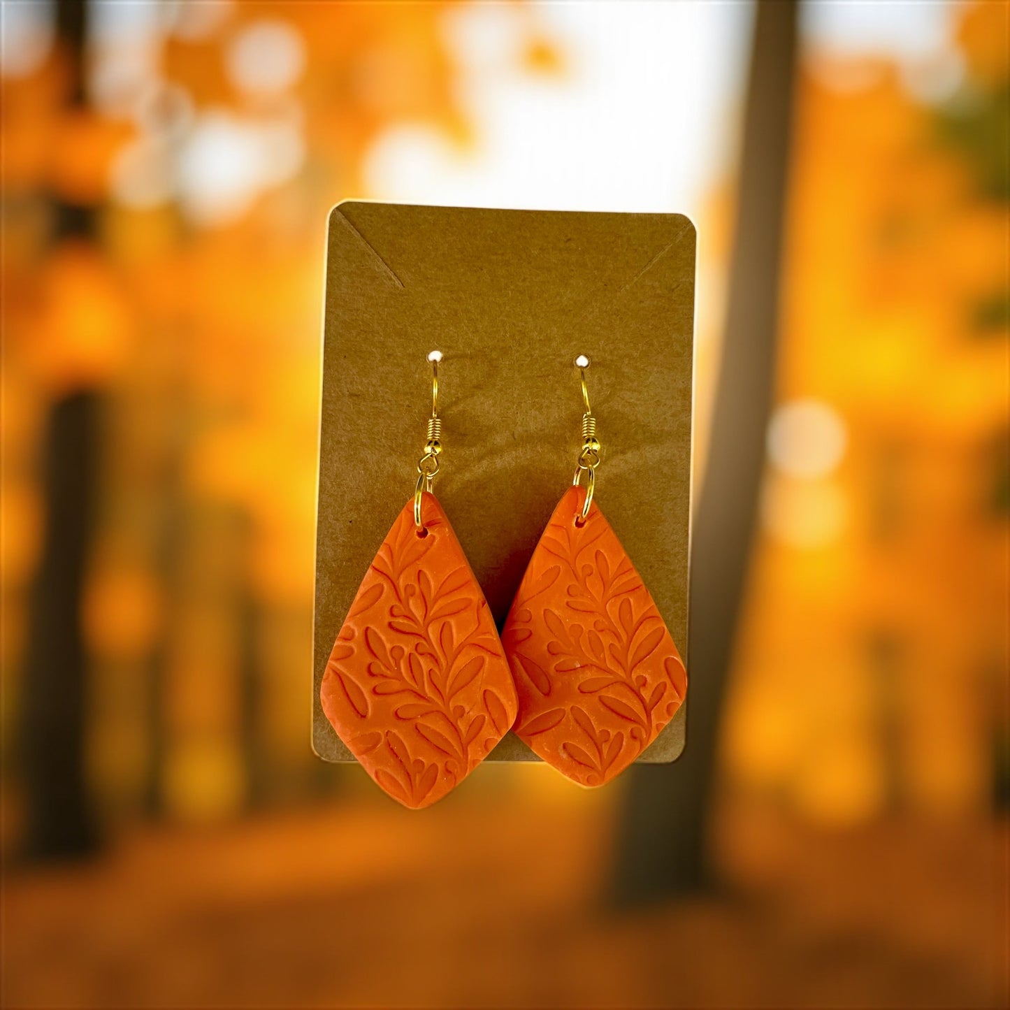 Handcrafted Fall Collection Clay Earrings