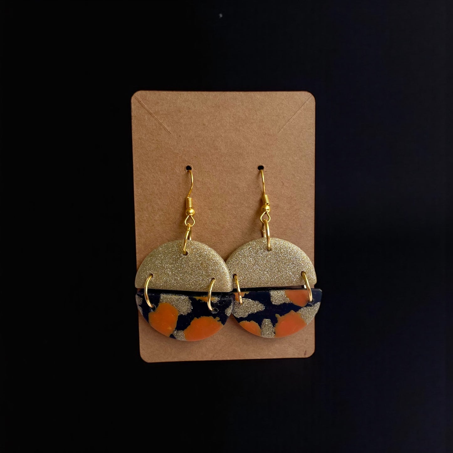 Handcrafted Dangle Clay Earrings