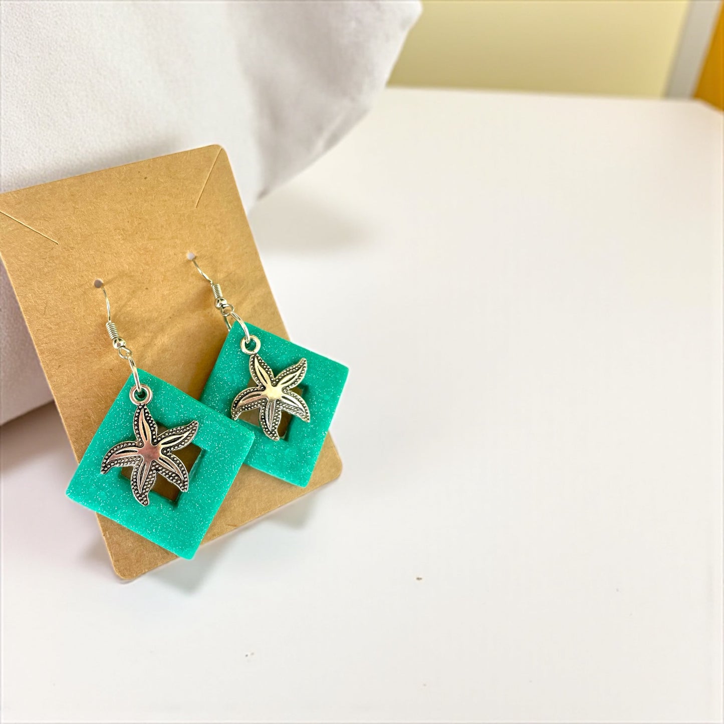 Handcrafted Starfish Clay Earrings