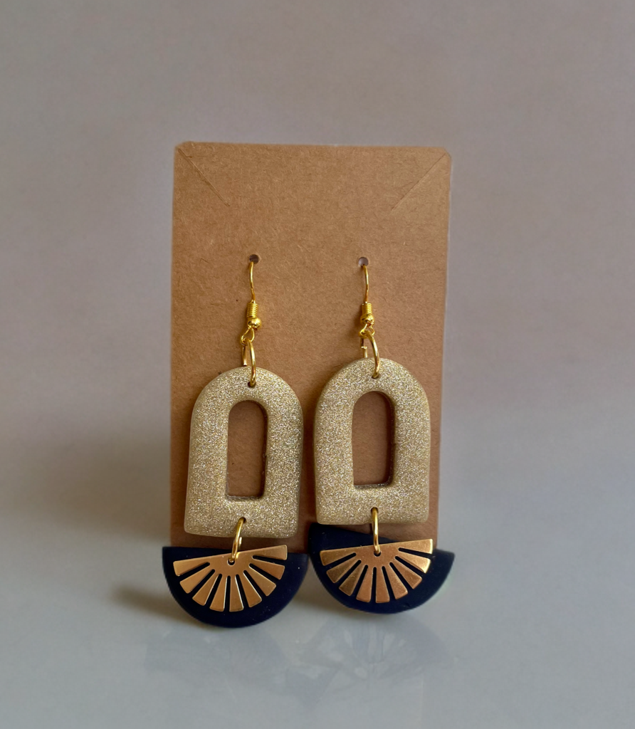 Dangle Handcrafted Clay Earrings
