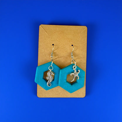 Handcrafted Clay Beach Earrings