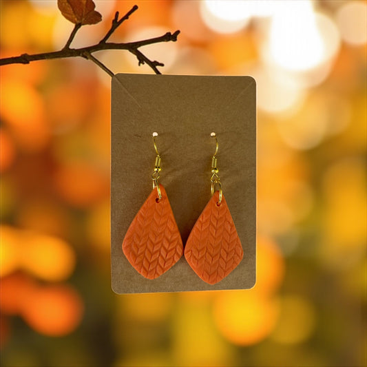 Handcrafted Fall Collection Clay Earrings