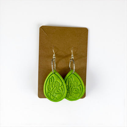 Handcrafted Cactus Clay Earrings