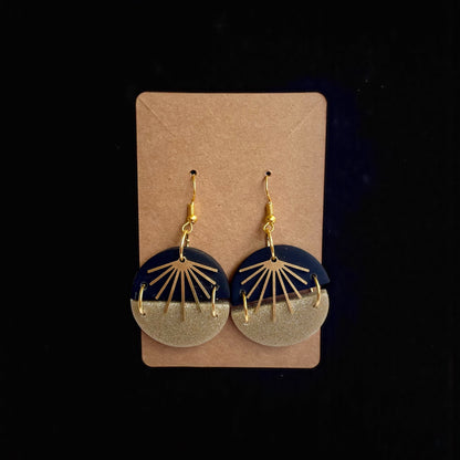 Handcrafted Dangle Clay Earrings