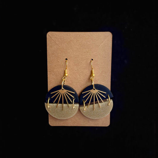 Handcrafted Dangle Clay Earrings