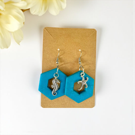 Handcrafted Clay Beach Earrings