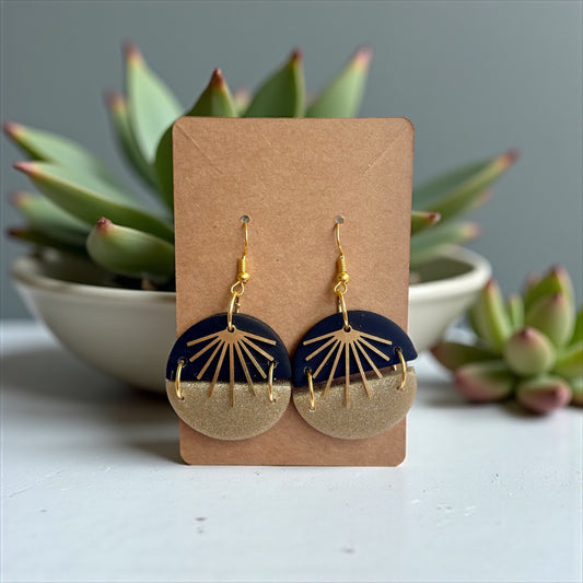 Handcrafted Dangle Clay Earrings