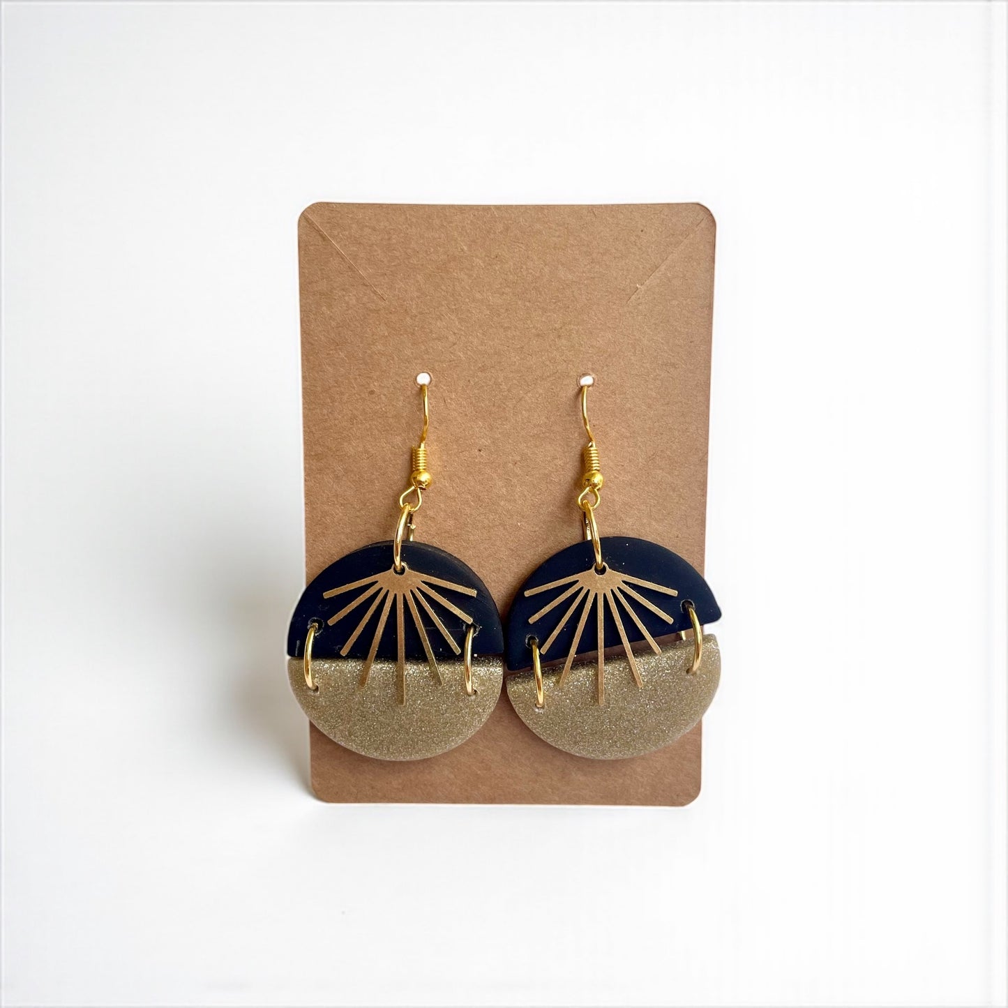 Handcrafted Dangle Clay Earrings