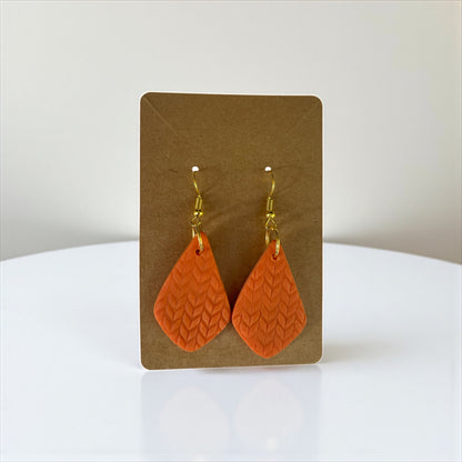 Handcrafted Fall Collection Clay Earrings