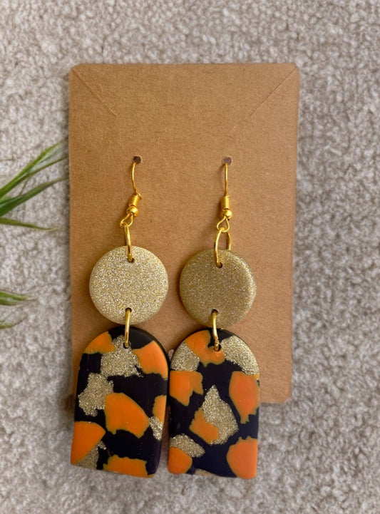 Dangle Handcrafted Clay Earrings