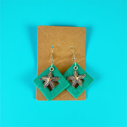 Handcrafted Starfish Clay Earrings
