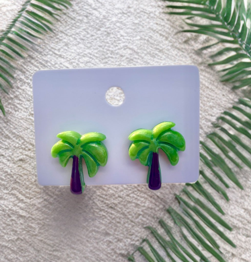 Palm Tree Studs