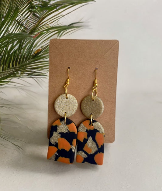 Dangle Handcrafted Clay Earrings