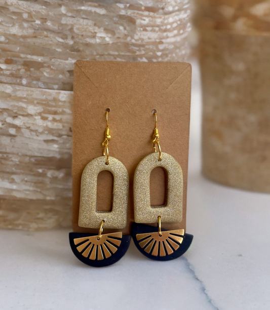 Dangle Handcrafted Clay Earrings